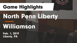 North Penn Liberty  vs Williamson Game Highlights - Feb. 1, 2019