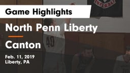 North Penn Liberty  vs Canton Game Highlights - Feb. 11, 2019