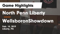 North Penn Liberty  vs WellsboronShowdown Game Highlights - Feb. 14, 2019