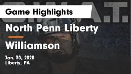 North Penn Liberty  vs Williamson Game Highlights - Jan. 30, 2020