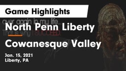 North Penn Liberty  vs Cowanesque Valley  Game Highlights - Jan. 15, 2021