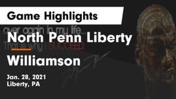 North Penn Liberty  vs Williamson  Game Highlights - Jan. 28, 2021