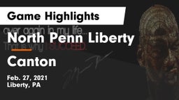 North Penn Liberty  vs Canton  Game Highlights - Feb. 27, 2021