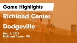 Richland Center  vs Dodgeville  Game Highlights - Dec. 3, 2021
