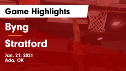 Byng  vs Stratford  Game Highlights - Jan. 21, 2021