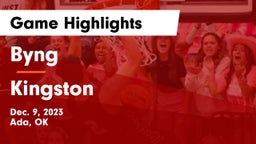 Byng  vs Kingston  Game Highlights - Dec. 9, 2023