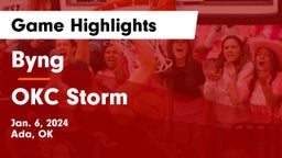 Byng  vs OKC Storm Game Highlights - Jan. 6, 2024