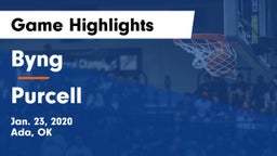 Byng  vs Purcell  Game Highlights - Jan. 23, 2020