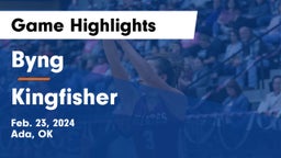 Byng  vs Kingfisher Game Highlights - Feb. 23, 2024