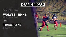 Recap: Wolves - BHHS vs. Timberline  2016