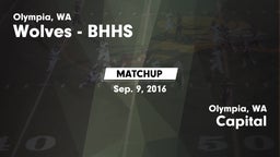 Matchup: Black Hills High vs. Capital  2016