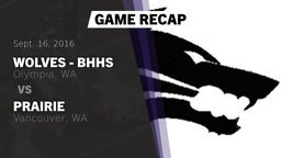 Recap: Wolves - BHHS vs. Prairie  2016