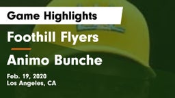 Foothill Flyers vs Animo Bunche Game Highlights - Feb. 19, 2020