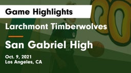 Larchmont Timberwolves vs San Gabriel High Game Highlights - Oct. 9, 2021
