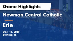 Newman Central Catholic  vs Erie  Game Highlights - Dec. 13, 2019