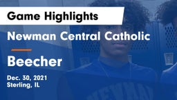 Newman Central Catholic  vs Beecher  Game Highlights - Dec. 30, 2021