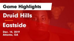 Druid Hills  vs Eastside  Game Highlights - Dec. 14, 2019
