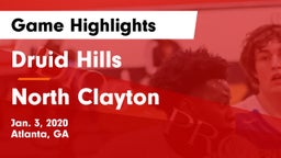 Druid Hills  vs North Clayton  Game Highlights - Jan. 3, 2020