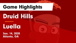 Druid Hills  vs Luella  Game Highlights - Jan. 14, 2020