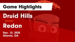 Druid Hills  vs Redan  Game Highlights - Dec. 12, 2020