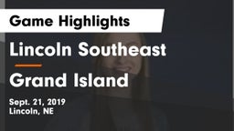 Lincoln Southeast  vs Grand Island  Game Highlights - Sept. 21, 2019