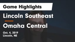 Lincoln Southeast  vs Omaha Central  Game Highlights - Oct. 4, 2019