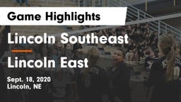 Lincoln Southeast  vs Lincoln East  Game Highlights - Sept. 18, 2020