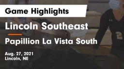 Lincoln Southeast  vs Papillion La Vista South  Game Highlights - Aug. 27, 2021
