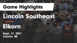 Lincoln Southeast  vs Elkorn Game Highlights - Sept. 17, 2021
