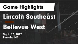 Lincoln Southeast  vs Bellevue West  Game Highlights - Sept. 17, 2022