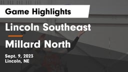 Lincoln Southeast  vs Millard North   Game Highlights - Sept. 9, 2023