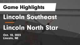 Lincoln Southeast  vs Lincoln North Star  Game Highlights - Oct. 10, 2023