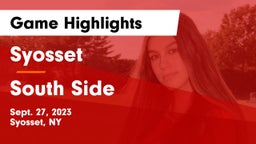 Syosset  vs South Side  Game Highlights - Sept. 27, 2023