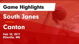 South Jones  vs Canton Game Highlights - Feb 10, 2017