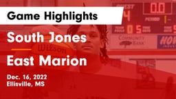 South Jones  vs East Marion  Game Highlights - Dec. 16, 2022