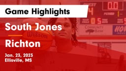 South Jones  vs Richton  Game Highlights - Jan. 23, 2023
