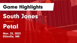 South Jones  vs Petal  Game Highlights - Nov. 22, 2023
