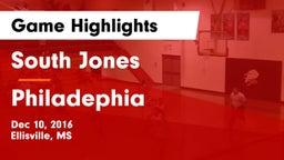 South Jones  vs Philadephia Game Highlights - Dec 10, 2016