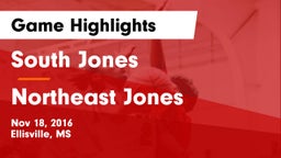 South Jones  vs Northeast Jones Game Highlights - Nov 18, 2016