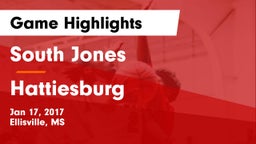 South Jones  vs Hattiesburg  Game Highlights - Jan 17, 2017