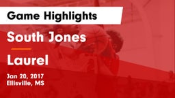 South Jones  vs Laurel Game Highlights - Jan 20, 2017