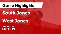 South Jones  vs West Jones  Game Highlights - Jan 27, 2017