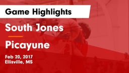 South Jones  vs Picayune  Game Highlights - Feb 20, 2017