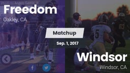 Matchup: Freedom HS vs. Windsor  2017