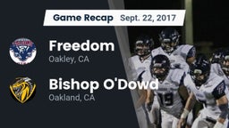 Recap: Freedom  vs. Bishop O'Dowd  2017