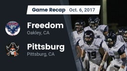 Recap: Freedom  vs. Pittsburg  2017