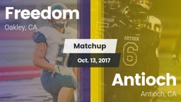Matchup: Freedom HS vs. Antioch  2017