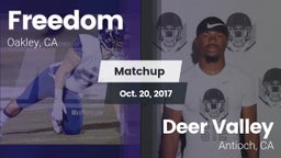 Matchup: Freedom HS vs. Deer Valley  2017