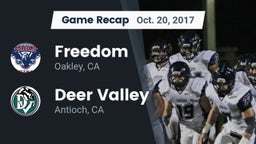 Recap: Freedom  vs. Deer Valley  2017