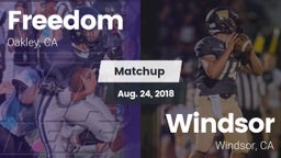 Matchup: Freedom HS vs. Windsor  2018